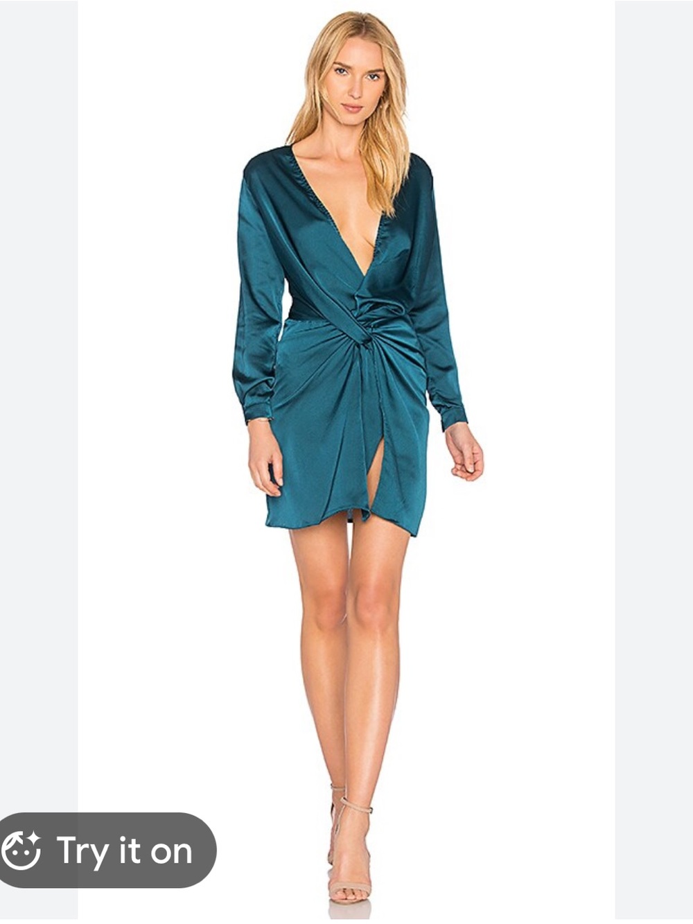 Lioness Fame and Lust Teal Mini Dress - Small
